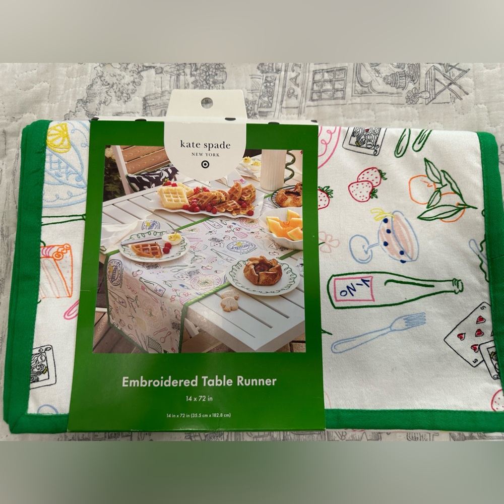 Kate Spade x Target Embroidered Table Runner - Picture 6 of 15